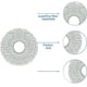 thumbnail image 2 of For T50 Max/T50 Pro/T50 Omni/T50 Pro Omni/T50 Omni Spare Parts Reusable Washable Mop Pads 12PCS, 2 of 5