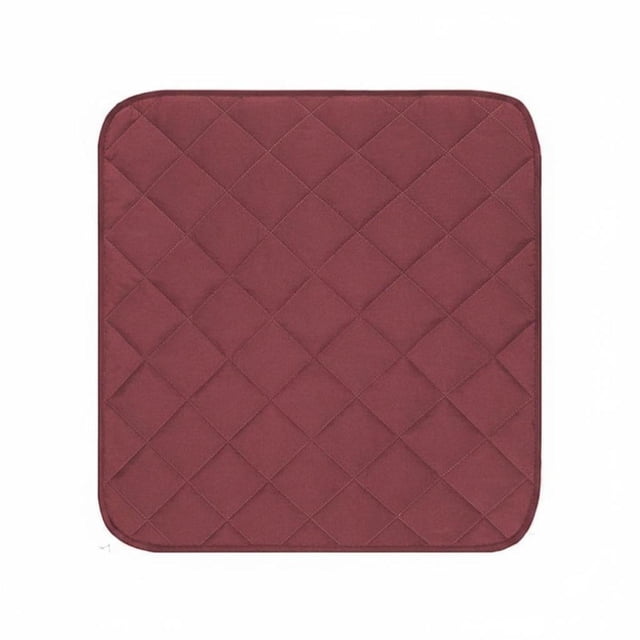 Protector De Silla Reutilizable, Versátil, Impermeable, Para Mascotas, A Prueba De Polvo, Funda Acolchada Para Asiento, Ideal Para Padres, Personas Mayores, Coche Y Rojo vino 39-39cm