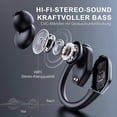 thumbnail image 4 of BX-28 Sport Bluetooth Headphones, Open Ear, Wireless, Black, 4 of 5
