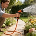 thumbnail image 6 of Multifunctional Garden Hose Nozzle Gun, Thumb Control on off Valve Hose Sprayer Nozzle, Car Wash High-Pressure Sprayer, For Watering Plants, Lawn & Garden, Washing Cars, Outdoor Fun, 6 of 7