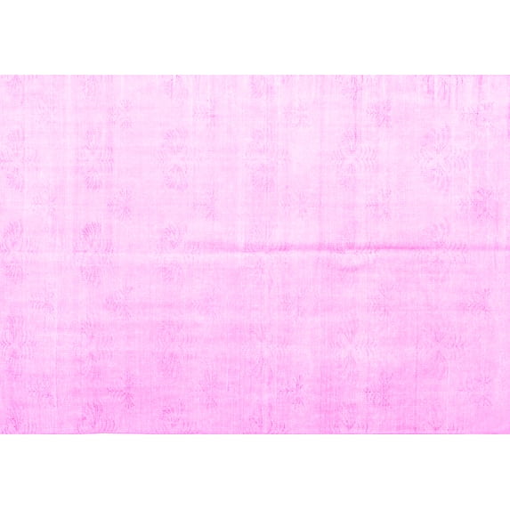 Ahgly Company Indoor Rectangle Persian Pink Traditional Area Rugs, 8' x 12'