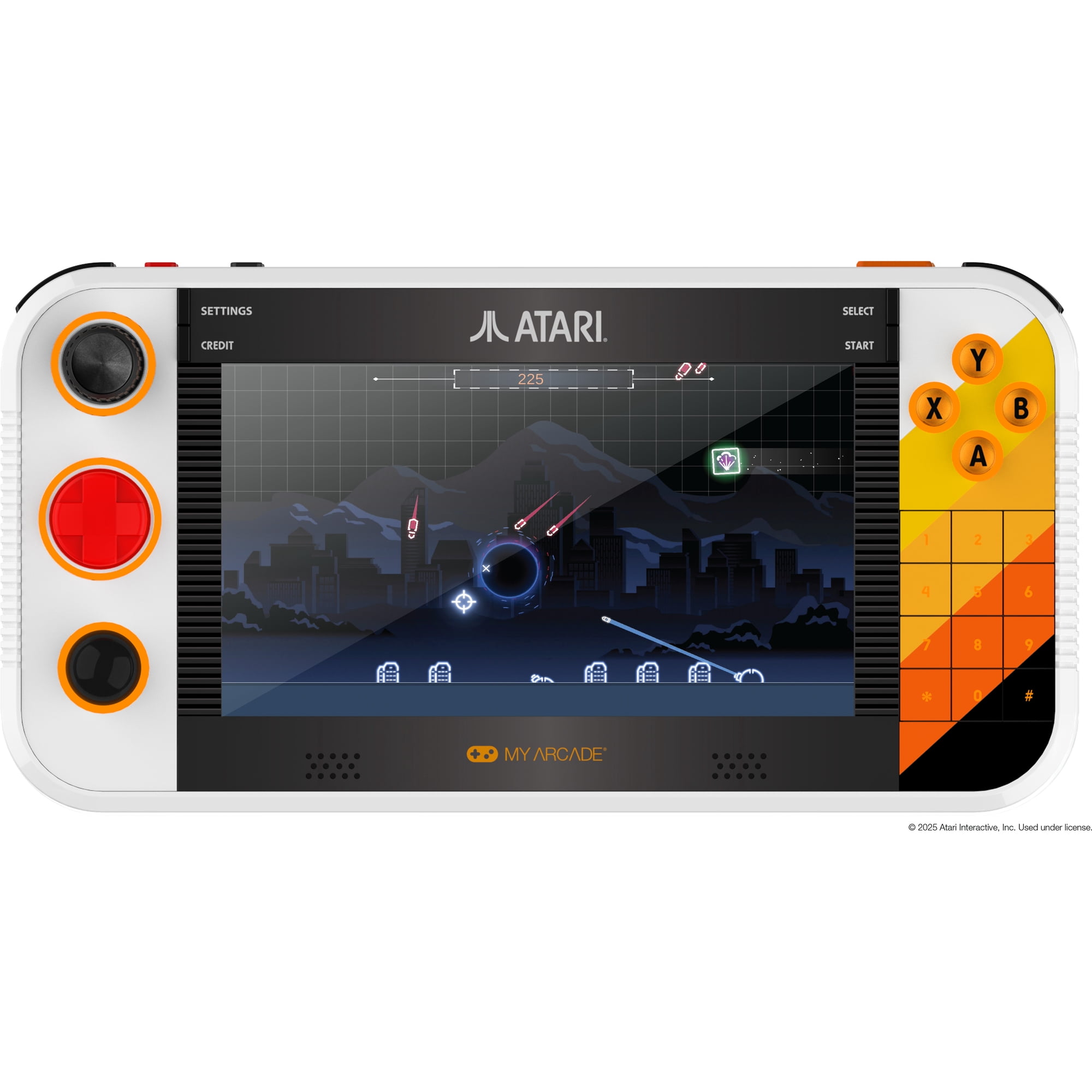 My Arcade - DGUNL-7065 Atari Gamestation Go Portable Handheld Gaming System Rechargeable
