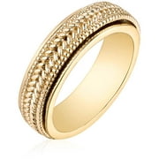 18kt Gold-Tone Rolling Ring