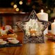 thumbnail image 4 of pstuiky Muñeco de nieve navideño iluminado con pilas incluidas|Luces LED transparentes|Farol colgante para árbol de Navidad|Original accesorio luminoso para fiestas navideñas y decoración del hogar, 4 of 6