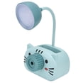 thumbnail image 1 of Lampe de Table LED Pliable Protection des Yeux avec Porte-Stylo Taille-Crayon Chargement USB Bleu, 1 of 9