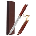 thumbnail image 6 of Household peeler, kitchen vegetable cutting, meat cutting, radish and diced small knife (solid wood sheath), 6 of 6