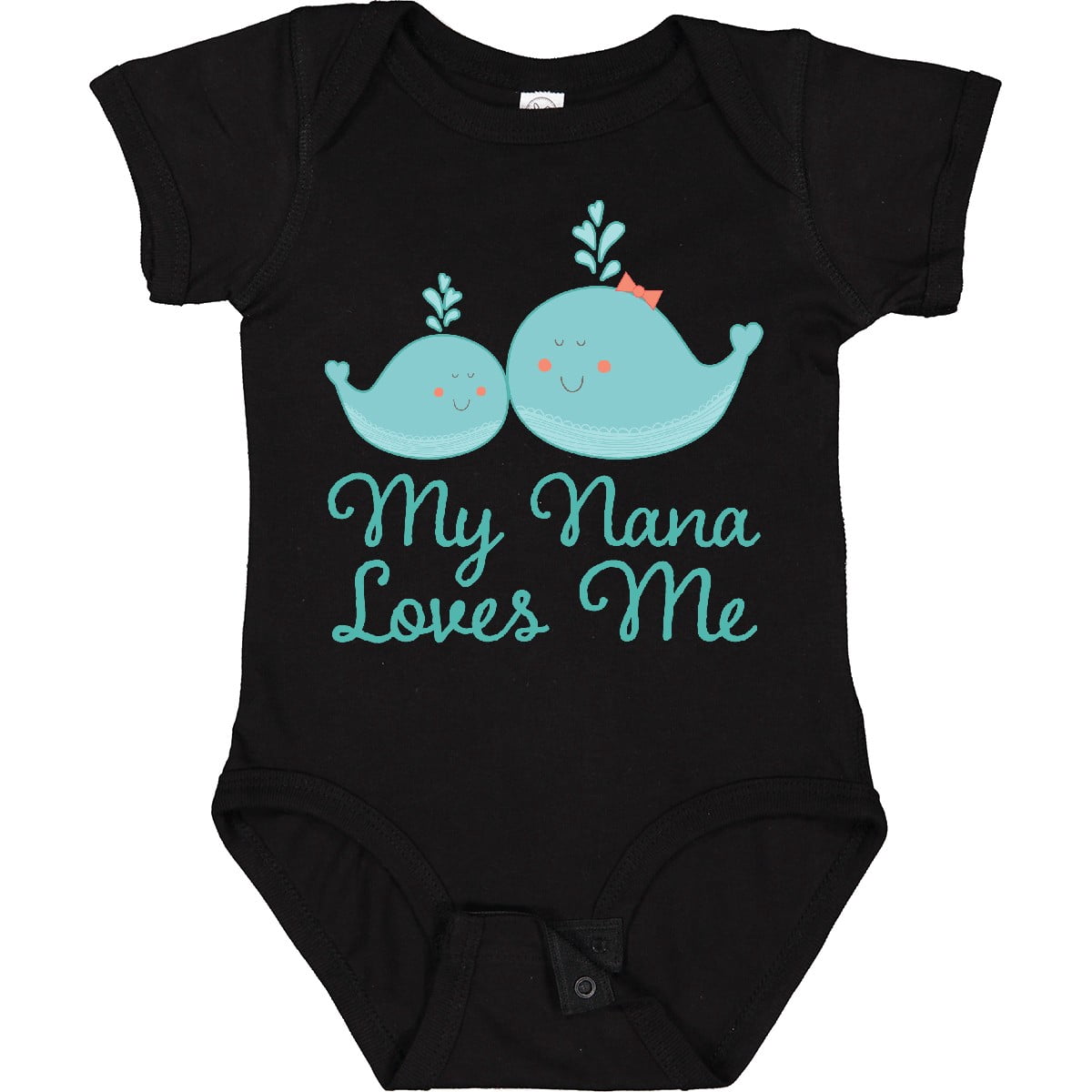 Inktastic My Nana Loves Me Boys or Girls Baby Bodysuit