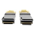 thumbnail image 3 of Eaton Tripp Lite Series QSFP28 to QSFP28 Active Optical Cable - 100GbE, AOC, M/M, Aqua, 5M (16.4 ft.) - 100GBase-AOC direct attach cable - QSFP28 (M) to QSFP28 (M) - 5 m - fiber optic - 50 / 125 micron - OM3 - plenum, active - aqua, 3 of 3