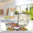 thumbnail image 5 of Mother's Day Sunflowers Gnome Dish Drying Mat Dish Drainer Rack Mats Water Absorbent Non-Slip Easy Clean Heat Resistant for Kitchen Counter, 5 of 8