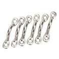 thumbnail image 3 of Pack of 6 Stainless Steel Bimini Boat Top PAD EYE , Eye Straps, Tie Down, Kayak Deck Loops, Tie Down Anchor Point, footman's loop FOR Kayak Canoe Rigging, 3 of 6