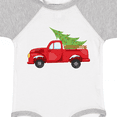 thumbnail image 4 of Inktastic Christmas Vintage Truck with Christmas Tree Boys or Girls Baby Bodysuit, 4 of 5