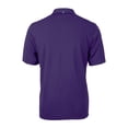 thumbnail image 3 of Men's Cutter & Buck Purple ECU Pirates Virtue Eco Pique Recycled Polo, 3 of 3