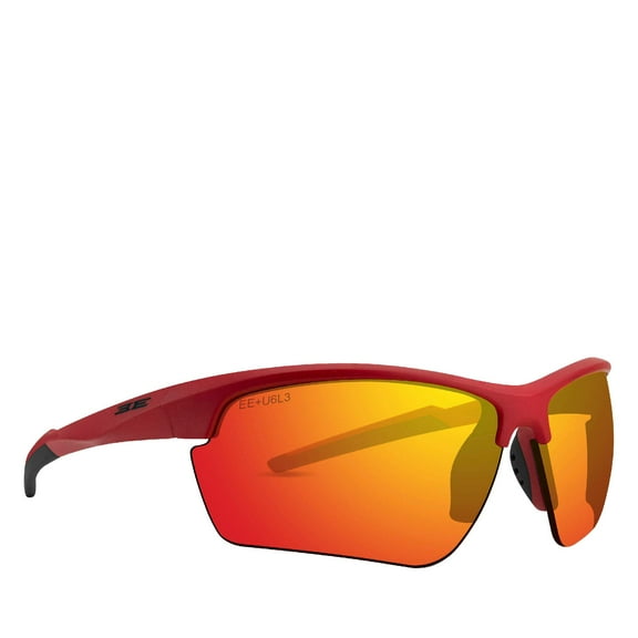 Epoch Eyewear 7 Shatterproof Polycarbonate Red Frameed Red Lenses Sunglasses