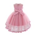 thumbnail image 6 of Godom Little Girls Dress Summer Party Ruffle Sleeve Mesh A Line Dress Tween Dresses, 6 of 6