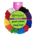 thumbnail image 7 of Expressions 216 Piece Hair Elastics BRIGHT COLORS Value Pack Clasp-Free, 7 of 7