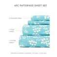 thumbnail image 3 of Comfort Canopy - 4 Piece Pale Blue Farmhouse Wheatfield Floral Pattern Bed Sheets for Twin Size Bedding, 3 of 11