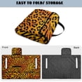 thumbnail image 6 of Whosucclay Leopard Tiger Golf Cart Seat Covers with Pockets, 4 Convenient Pockets Golf Cart Seat Blanket for Club Car Ezgo TXT RXV, 51.18 x 30.3 inches, 6 of 9