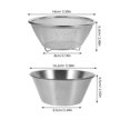 thumbnail image 2 of 1 juego de colador de arroz y frutas, cesta de malla de acero inoxidable., 2 of 8