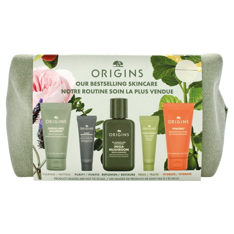 Origins, Best Sellers Set, 5 Pc Kit Set, Travel-Friendly Skincare