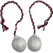 The Islander Group Hawaiian Hula Implement Maori Poi Balls, White