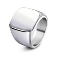 thumbnail image 5 of Anillo retro simple liso 19MM 304 acero inoxidable anillo de acero de titanio láser Diseño vintage de acero inoxidable versátil, 5 of 5