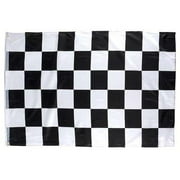 Checkered Racing Flag 3x5 Ft Black & White - Play Kreative TM (RACING)