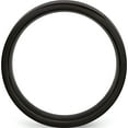 thumbnail image 2 of Titanium Brushed And Polished Black Ip-Plated 8mm Grooved Band (Size 9.5) Made In China tb366-9.5, 2 of 5