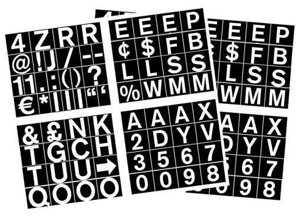 MasterVision CAR0702 1 in. Magnetic Set of Letters- Numbers & Symbols