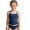 1-Navy, variant on SGMVNU Girls Swimsuit Tankini Set Solid Color Contrast Trim Two Piece Swimwear Girl Tankini Size 12 Padded Bathing Suit, Size 11-12 Years, 3-Sky Blue