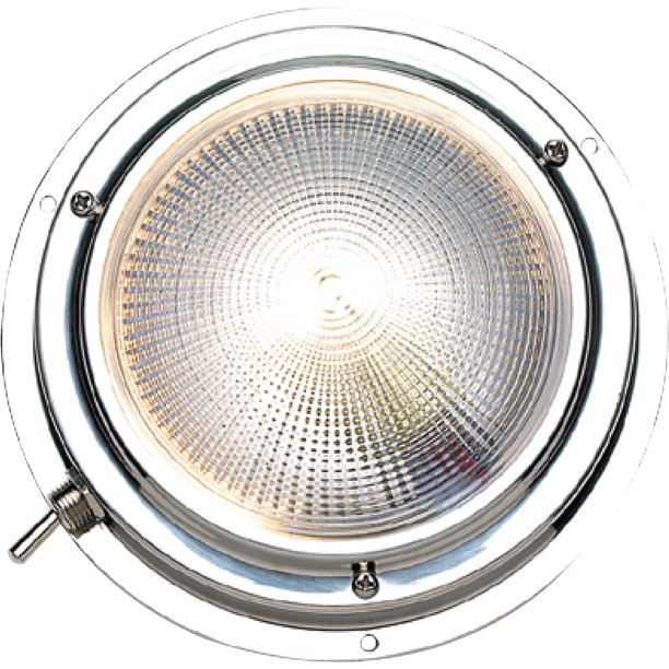 Seachoice Polished Stainless Steel Bright White Dome Light Walmart