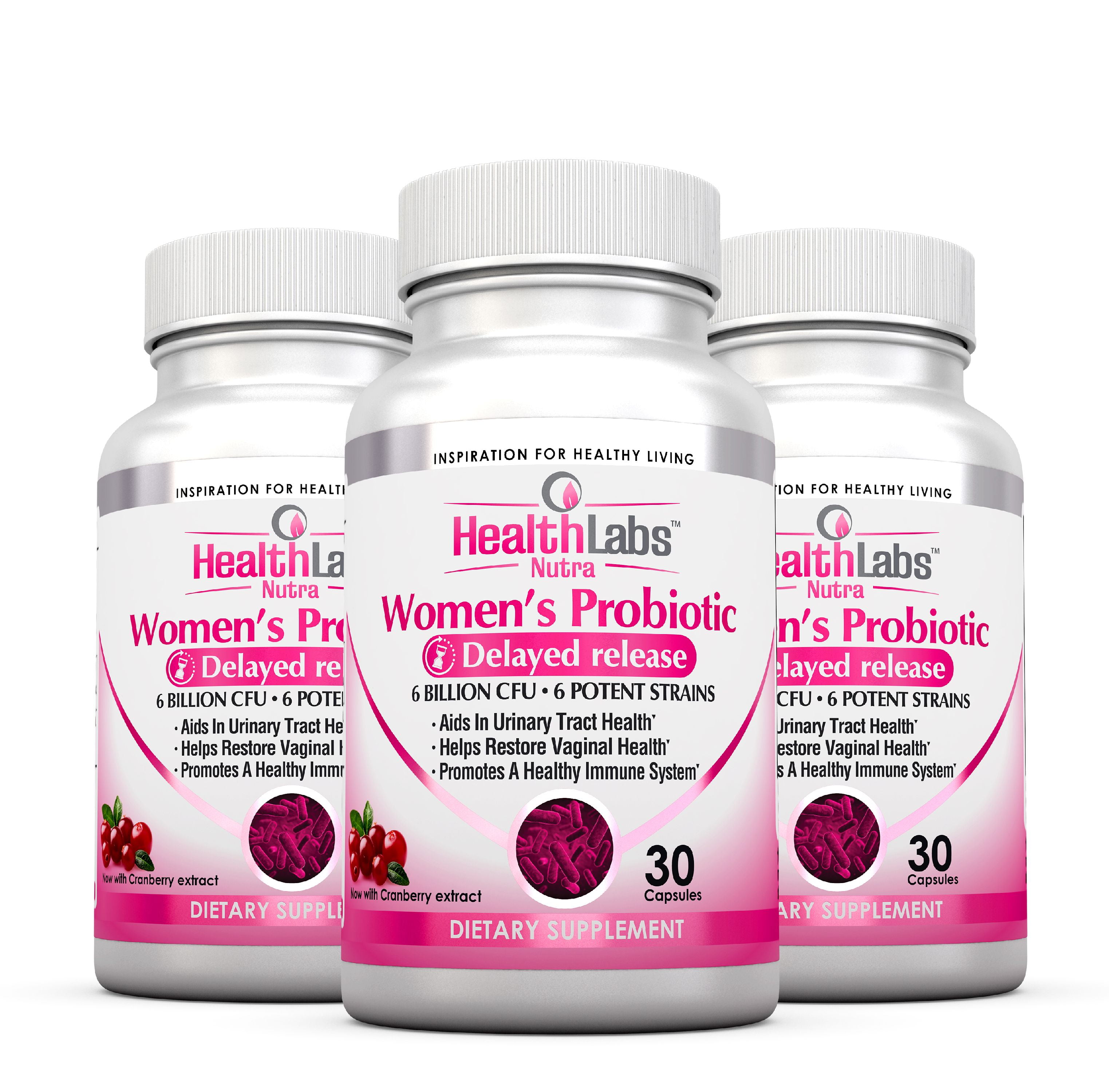 Health Labs Nutra Probiotics for Women with Cranberry & DMannose
