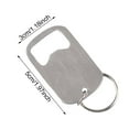 thumbnail image 5 of Portable Bottle Openers Keychain Stainless Steel Flat Opener,Bottle Cap Opener for Beverage Can,Bartender Bottle Openers for Bar Kitchen Restaurant Party Supplies Men Women, 5 of 7