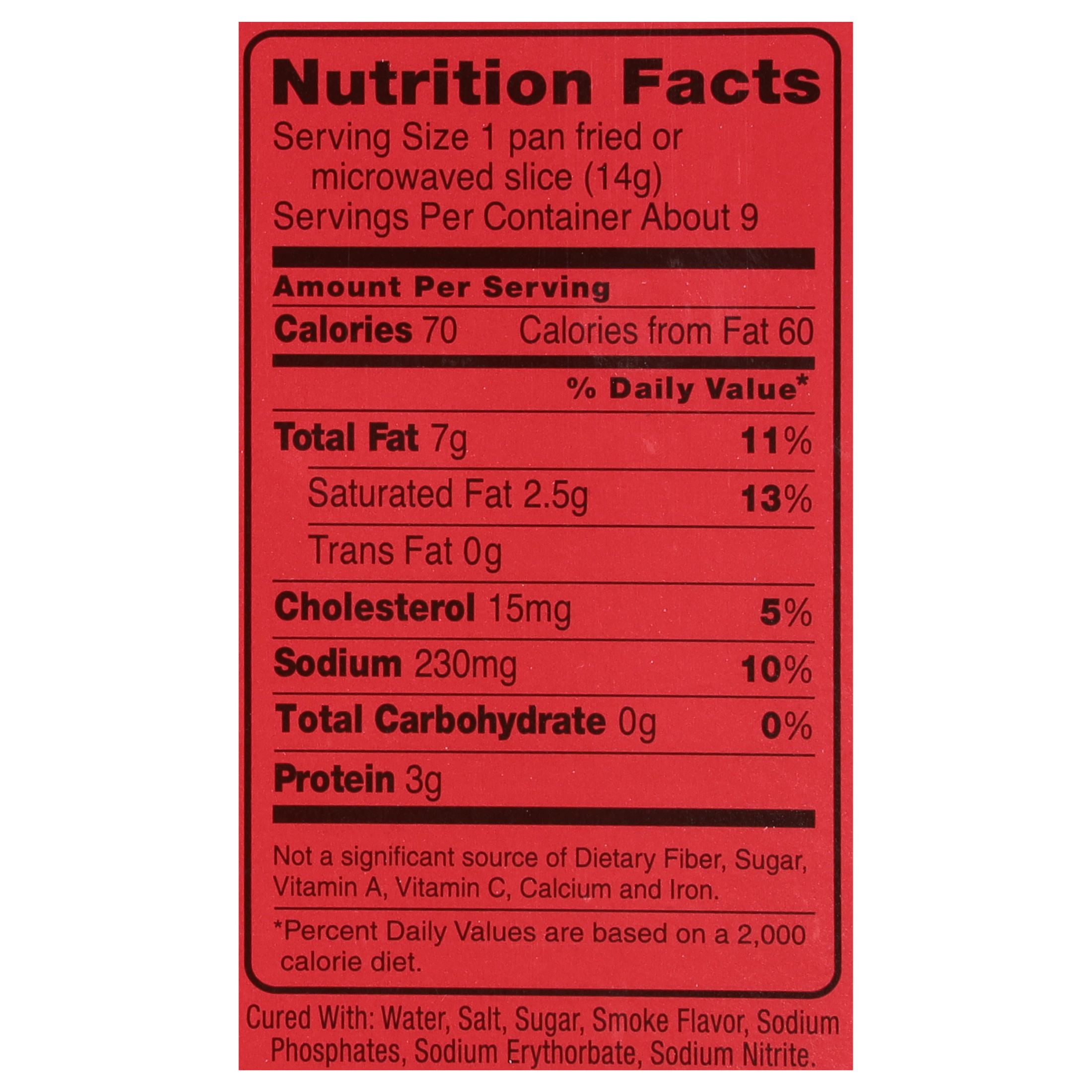 Bar-S Natural Hardwood Smoked Thick Cut Bacon, 12oz