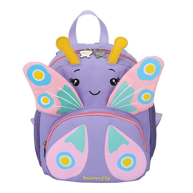 (Morado) Mochila escolar para niños, mini mochila escolar primaria, bolsa de viaje impermeable, mochila preescolar para jardín de infantes, regalo para niñas de 2 a 6 años
