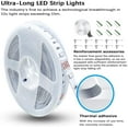thumbnail image 2 of LED Lights Strip for Bedroom- Ultra-Long Music LED Strip Lights 50FT for Room Decor, Bedroom Decor, Children's Room, 2 of 8