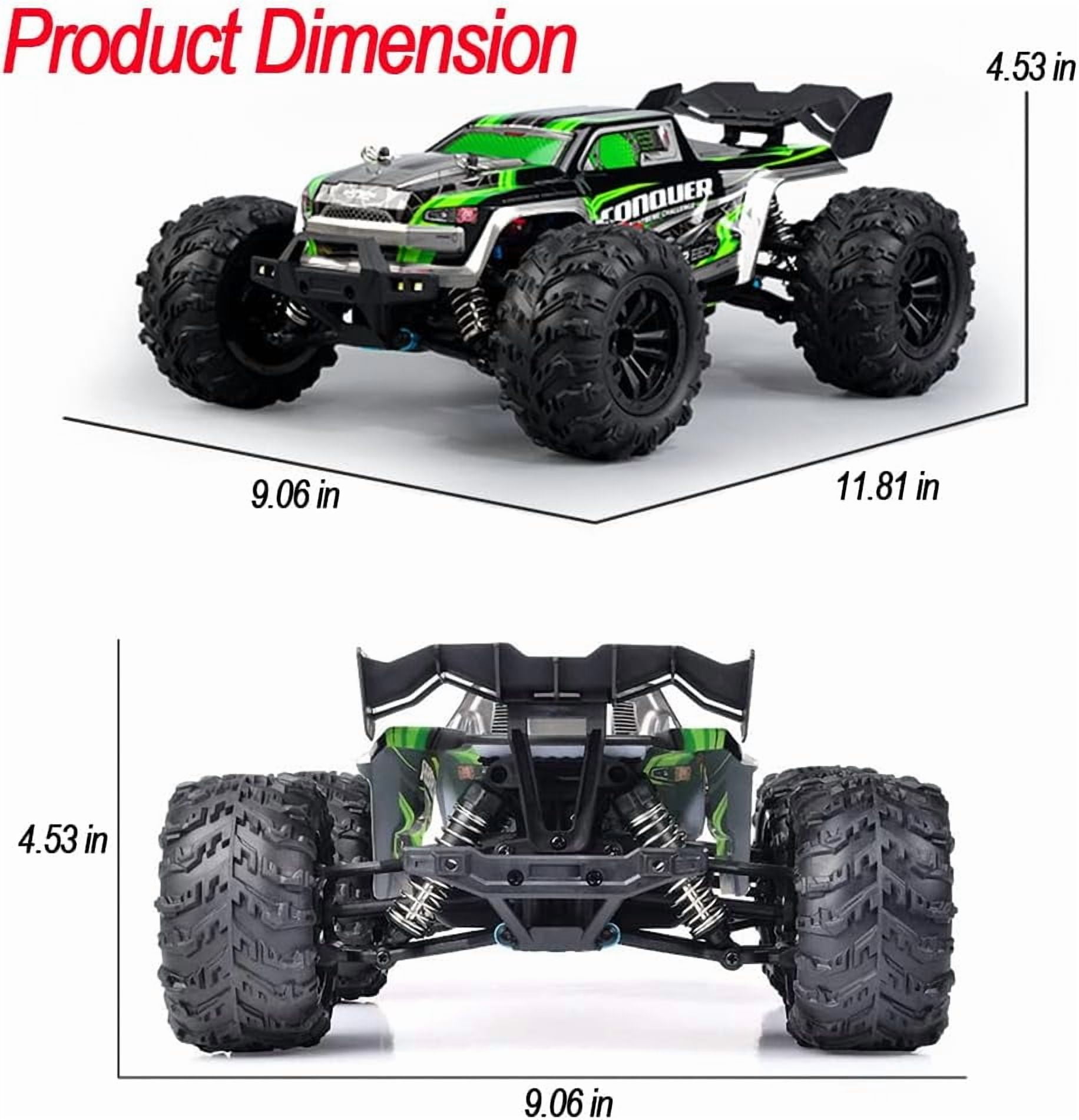 AIGIA Remote Control Car 1:16 Scale RC Cars 50 KMH 4WD High Speed RC Truck for Adults 2.4 GHz All Terrains Off-Road Drift RC Monster Trucks