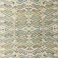 thumbnail image 1 of Ahgly Company Machine Washable Indoor Square Abstract Khaki Green Area Rugs, 4' Square, 1 of 1