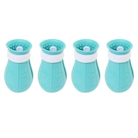 

Pet Scratch Supplies Boots Scratch Various Shoes Covers Treatment Paw Blue