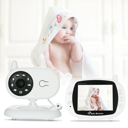 Video Baby Monitor Baby Security Camera With 3.5'' TFT LCD 2 Way Talkback 2.4GHz Digital Infrared Night Vision Temperature Monitoring System Lullabies CE & FCC Approved