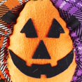 thumbnail image 4 of Plush Pumpkin Decoration - Halloween, Harvest Centerpiece - 6" Jack O Lantern, 4 of 6