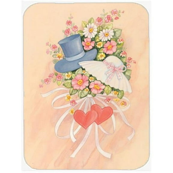 Carolines Treasures  Love Valentines Day Bouquet Mouse Pad - Hot Pad or Trivet