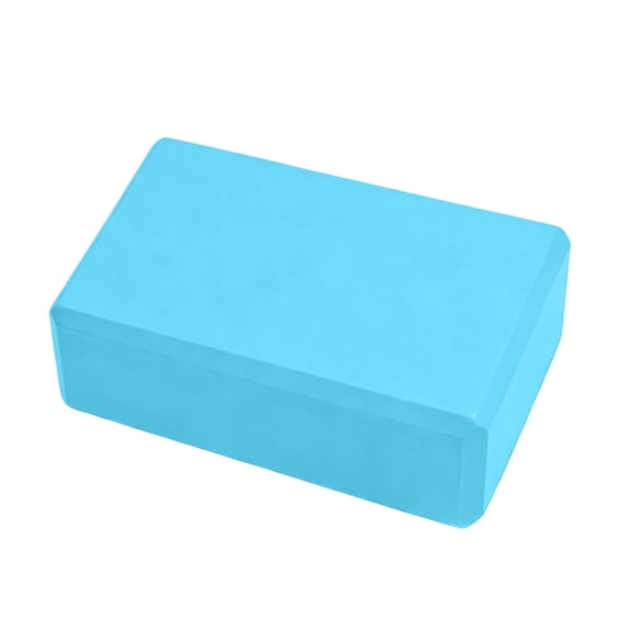 Foam Eva Yoga Blocks Lightweight Non Slip Supportive Yoga Bricks For Pilates Stretching And Meditation, Women Men Yogi Beginners ,Sky Blue - 23X15X7.5Cm