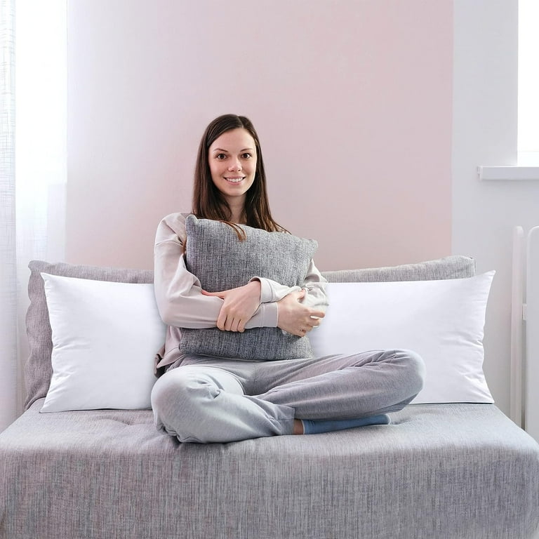 Bedding Full Body Pillow for Adults White 20 x 54 Inch Long Pillow for Sleeping Large Pillow Insert for Side Sleepers Walmart