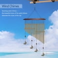 thumbnail image 3 of Wind Chimes Outdoor,Large Wind Chimes,Garden Chimes with Aluminum Alloy Tubes and Hooks for Garden Patio Decor(Golden), 3 of 7