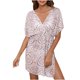 thumbnail image 1 of Mujeres Playa Humo, Nuevo Largo Suelto Abierto sin Espalda Cubierta para el Uso Casual Y de Vacaciones, Vestido Ligero de Túnica Estirable, 1 of 4