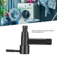 thumbnail image 1 of Sink Water Tap, Washing Machine Faucet 304 Stainless Steel Stainless Steel Sink Faucet, G1/2in Single Cold Tap for Household Kitchen Faucet And Accessory Black Short Type Washing, 1 of 8