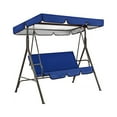 thumbnail image 1 of Cubierta para silla de columpio para jardín al aire libre, patio, asiento para silla de columpio y cubierta superior, toldo para sombrilla, azul sidaley  HA005105-19, 1 of 6