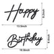 thumbnail image 2 of Letrero de cumpleaños Mastron con letra de felicitación de cumpleaños, color negro, 2 of 6