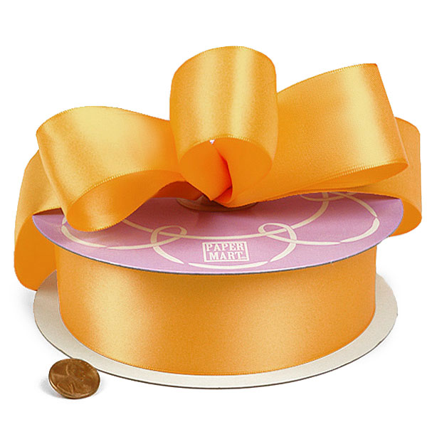 Gold Double Face Satin Ribbon 7/8" X 50 Yards by Paper Mart