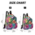thumbnail image 3 of ALAZA Tropical Flowers Womens Travel Laptop Backpack Large Daypack Ladies Shoulder Bags M, 3 of 7